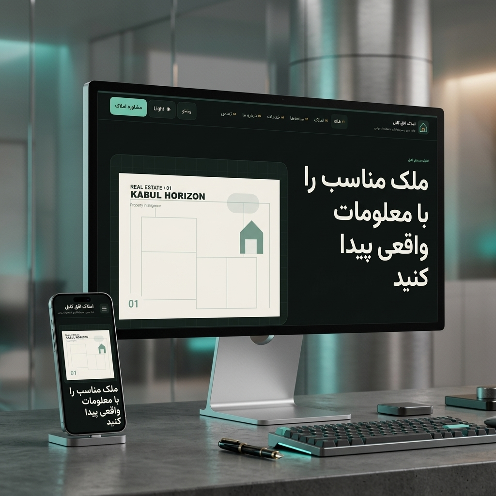 پیش‌نمایش املاک — طرح 1