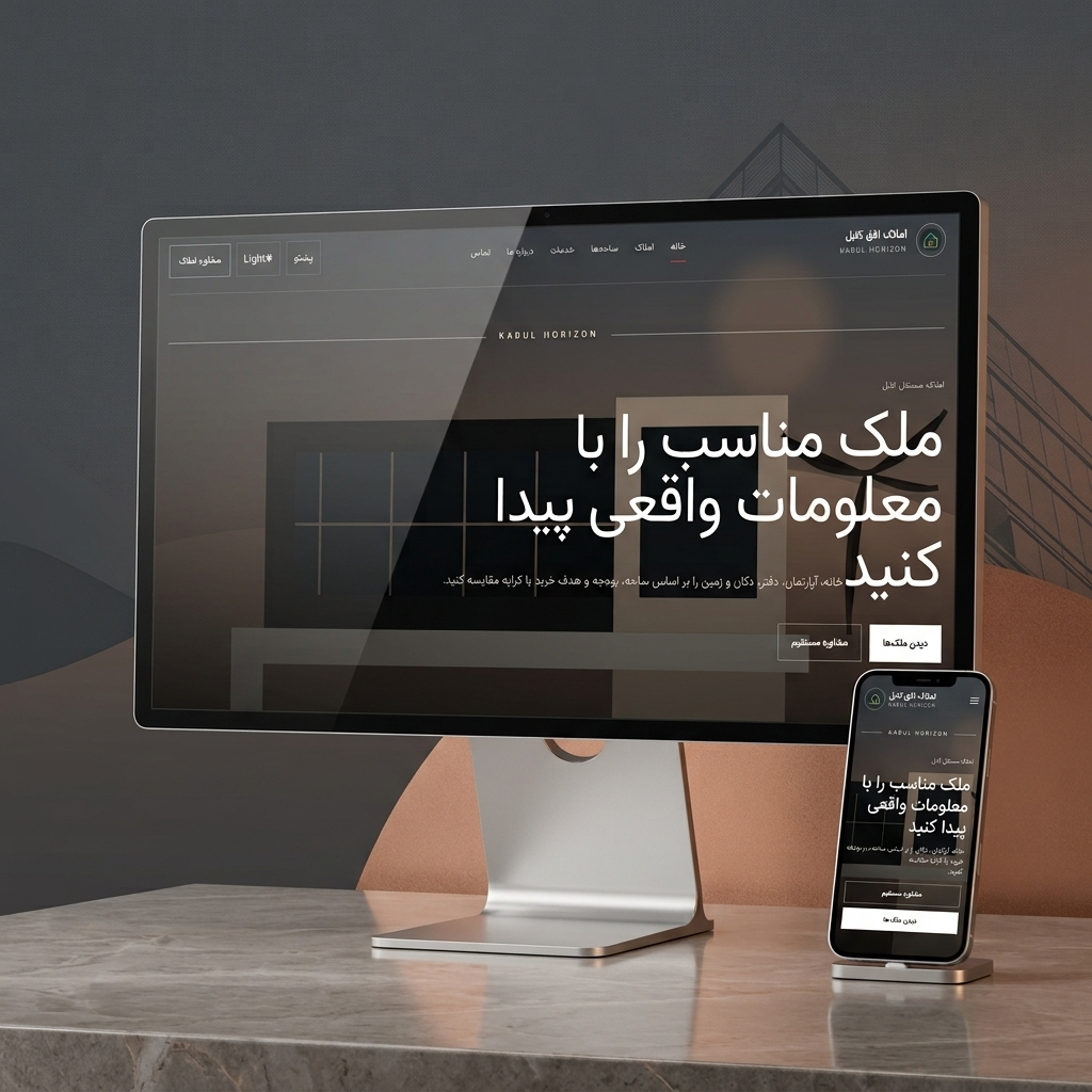 پیشنمایش املاک — طرح 3