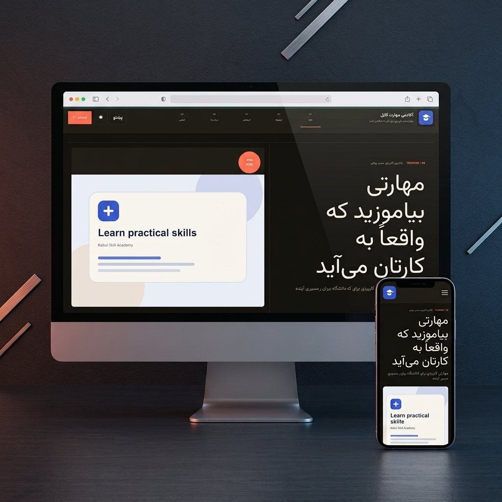 پیشنمایش مرکز آموزشی — طرح 4