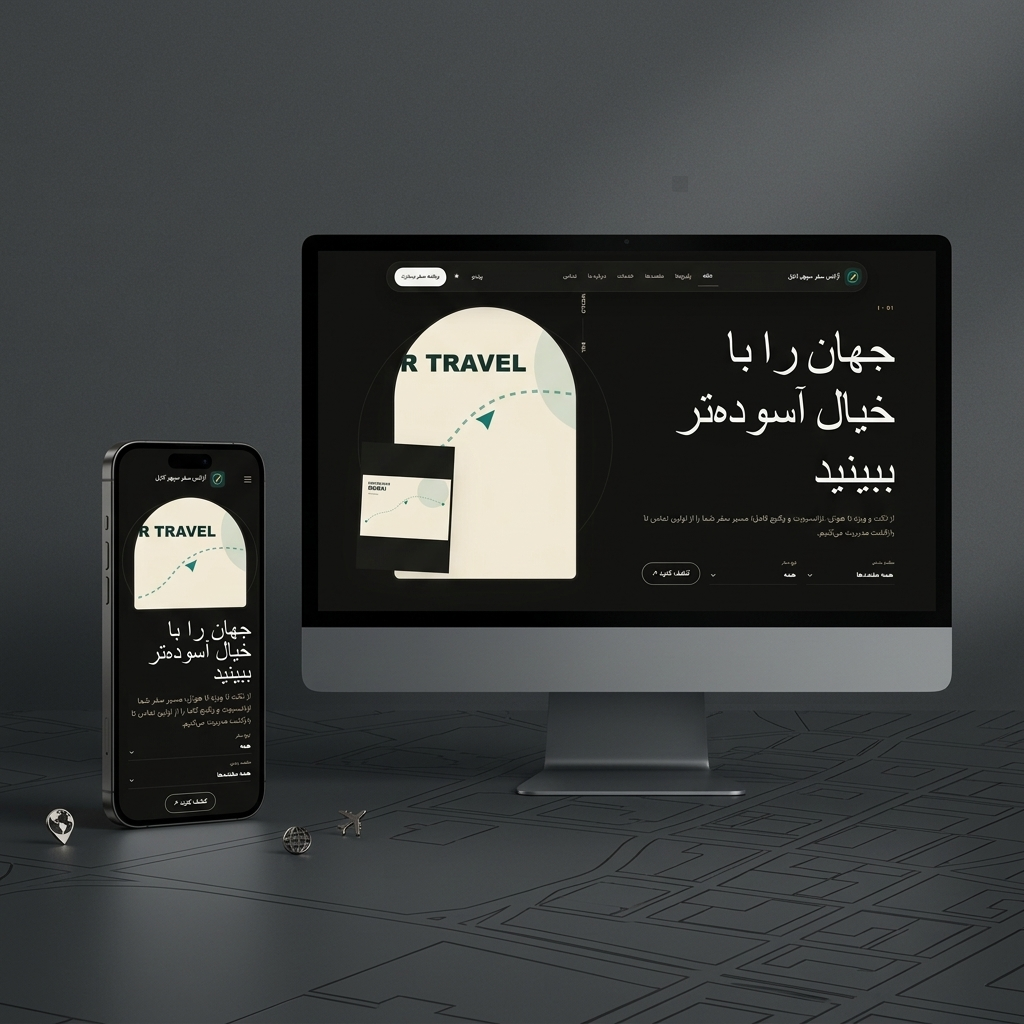 پیشنمایش آژانس مسافرتی — طرح 5